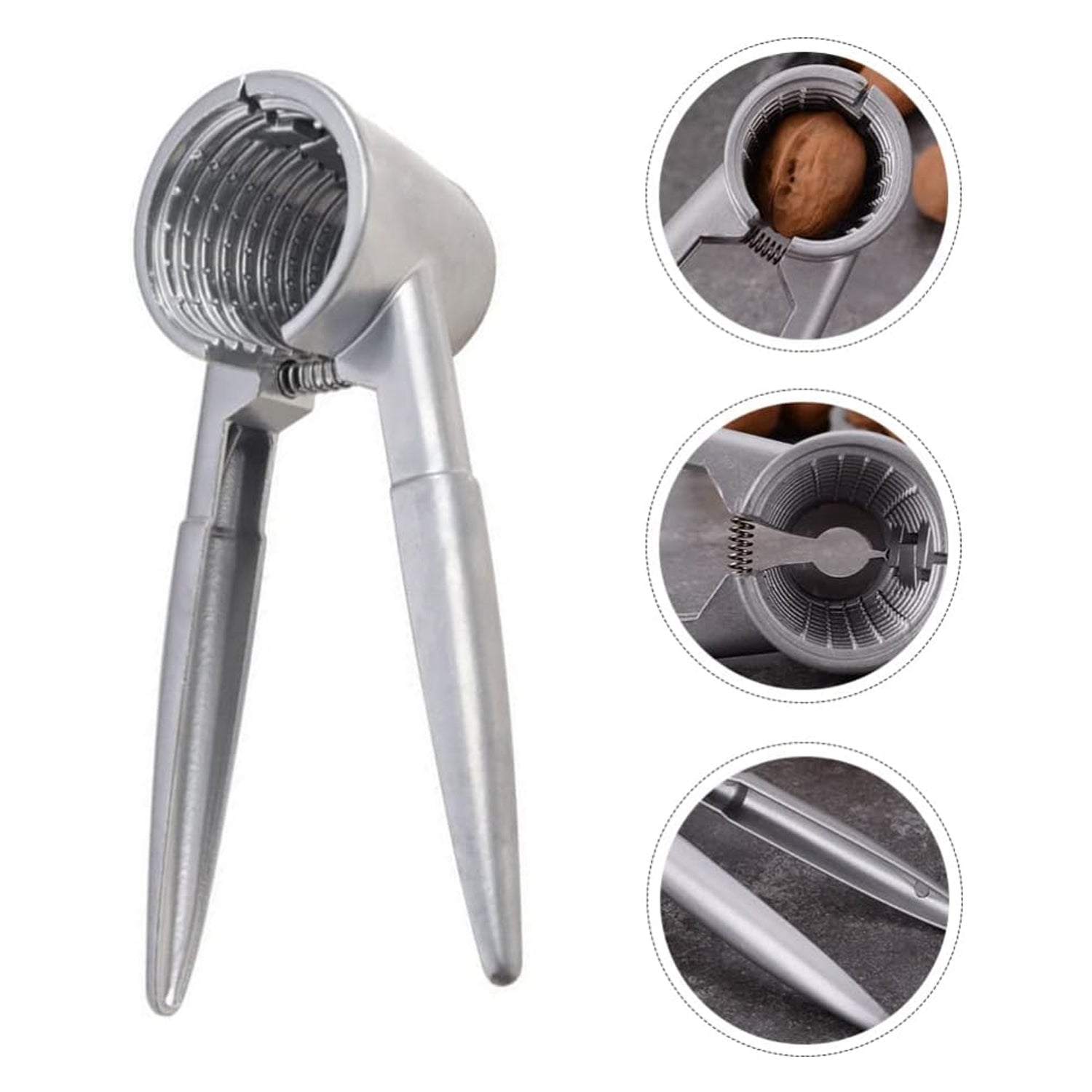 1782 Walnut Cracker, Luxury Die Cast Stainless Alloy Nut Cutter Walnut Clamp Plier Portable Smart Walnut Akhrot Pincers Bottle Opener for Pecans, Almonds, Brazil Nuts 1782 Walnut Cracker, Luxury Die Cast Stainless Alloy Nut Cutter Walnut Clamp Plier Portable Smart Walnut Akhrot Pincers Bottle Opener for Pecans, Almonds, Brazil Nuts